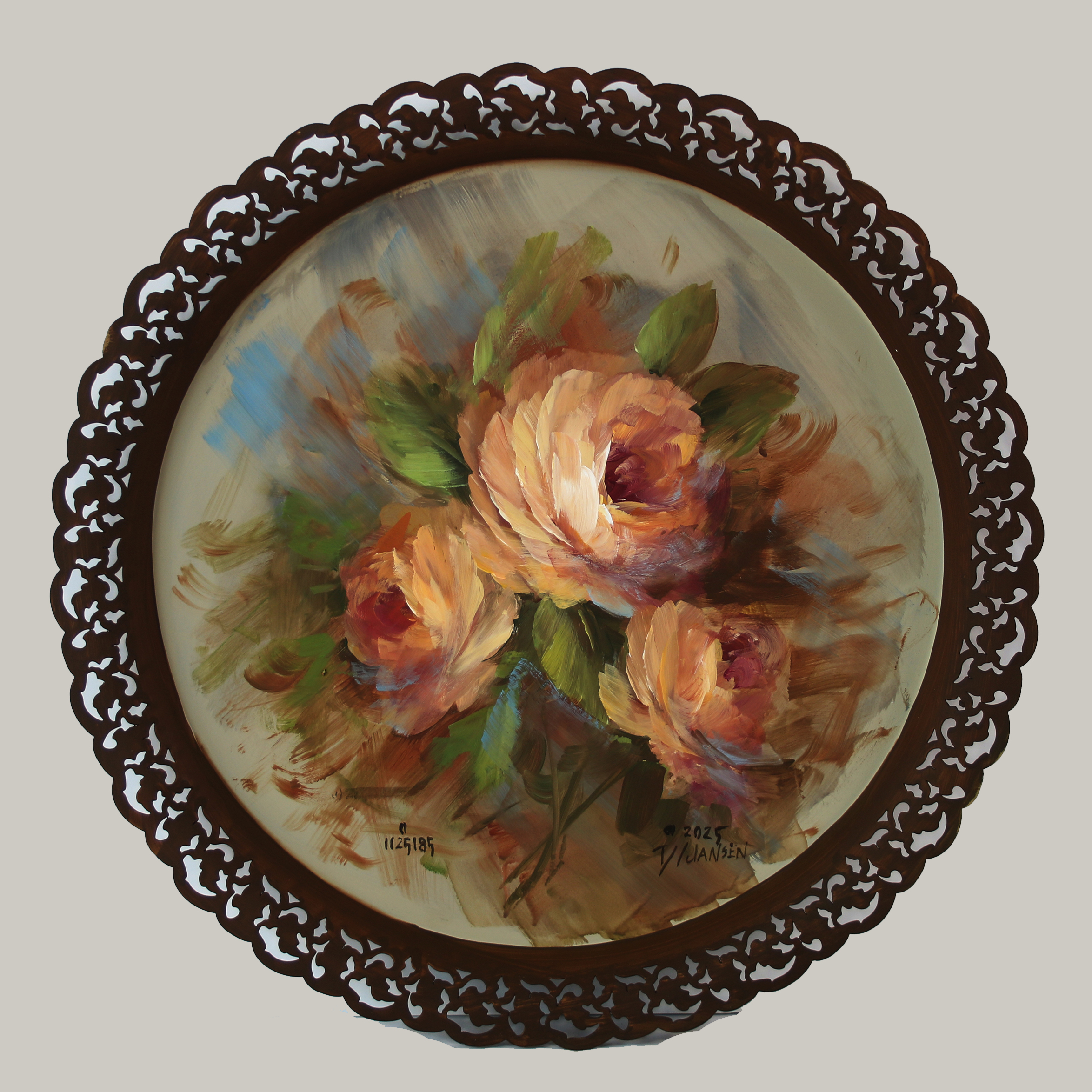 25185- 15 Inch Round Metal